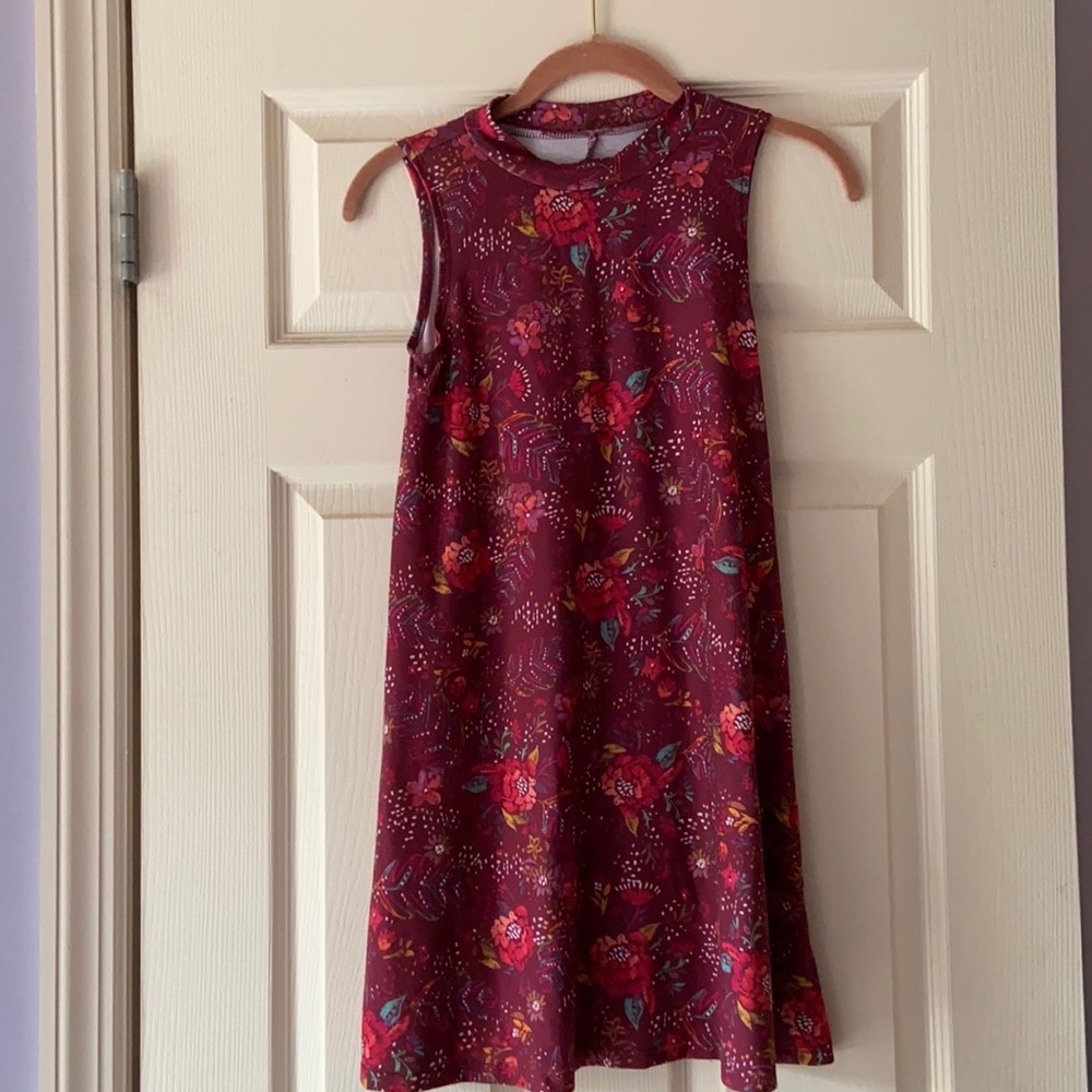 Red Floral Dress